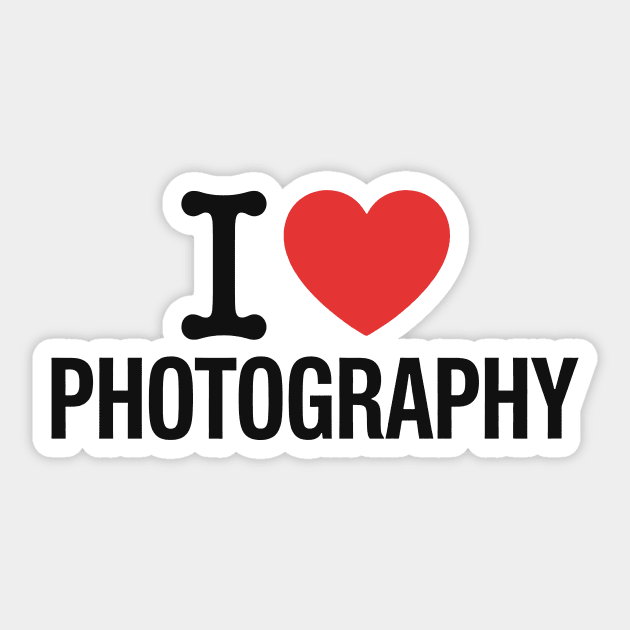 I love Photography Sticker by CreativeSage